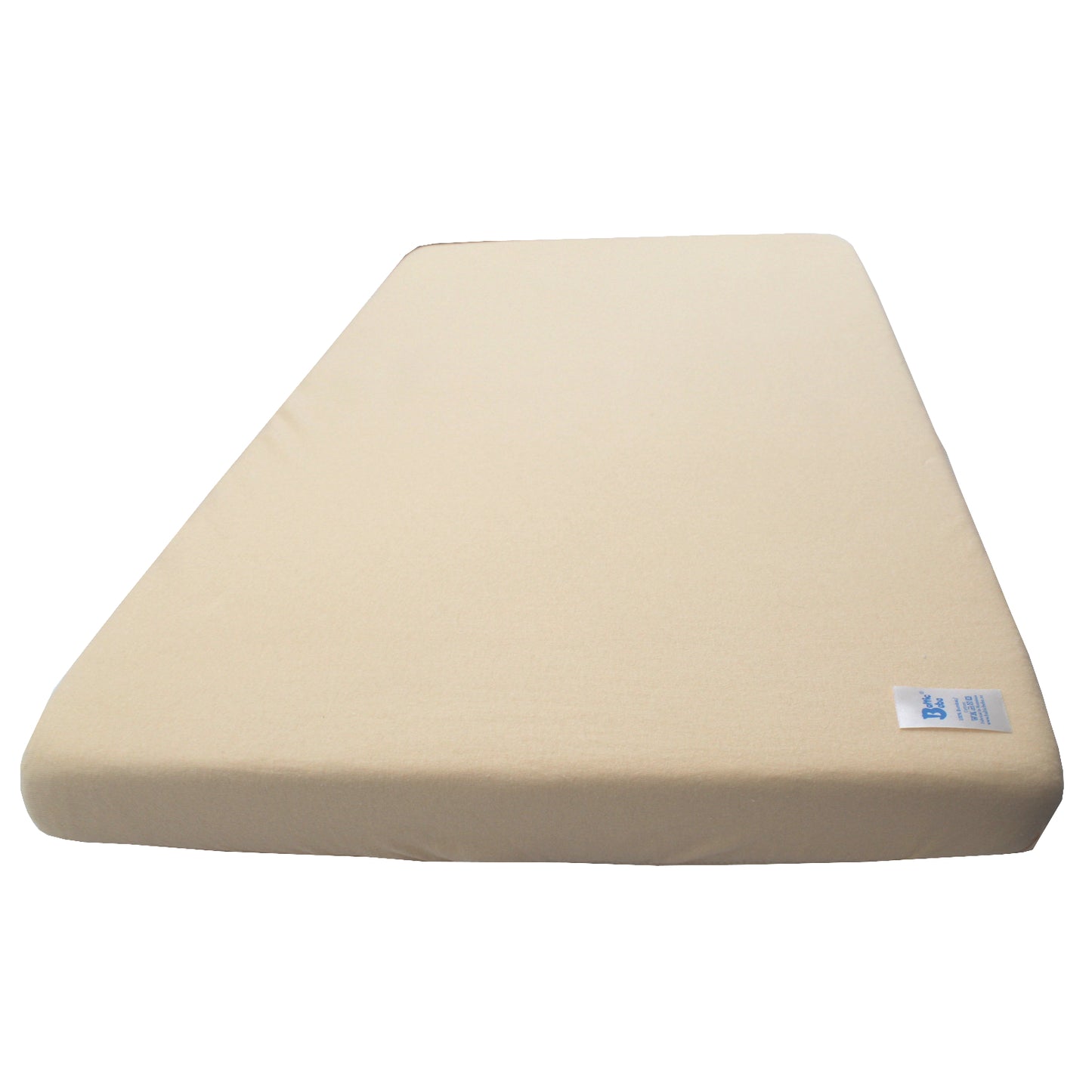 Cearceaf patut, EgoBebe, Bumbac 100%, Crem