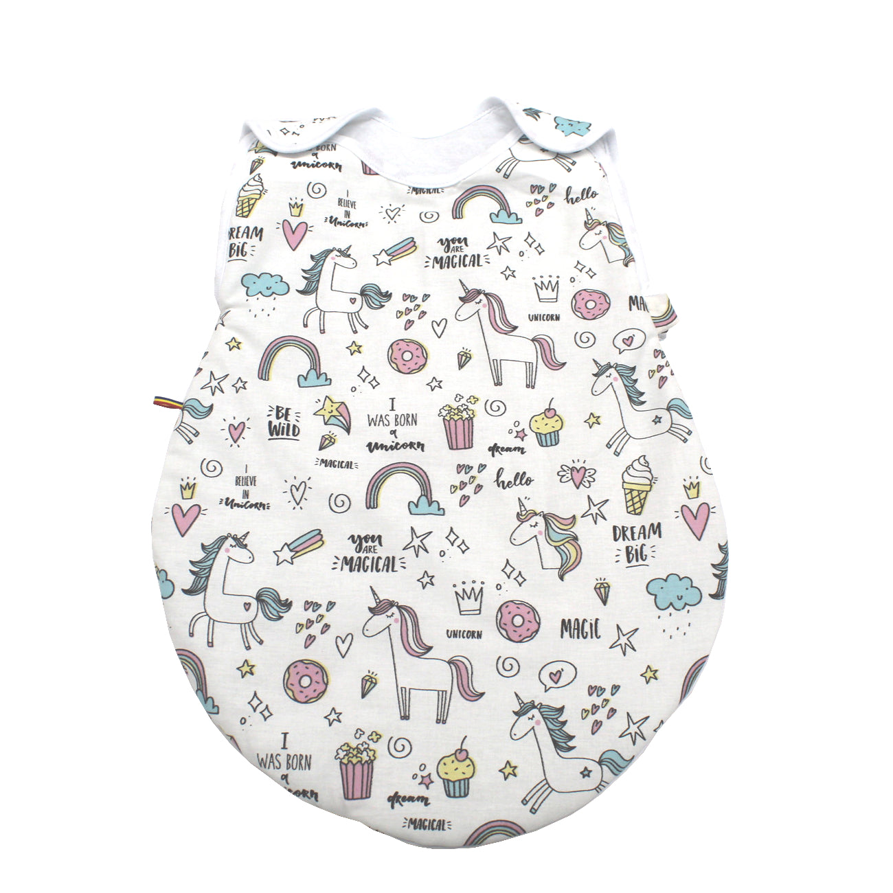 Sac de dormit, Egobebe, Unicorn, Bumbac 100%