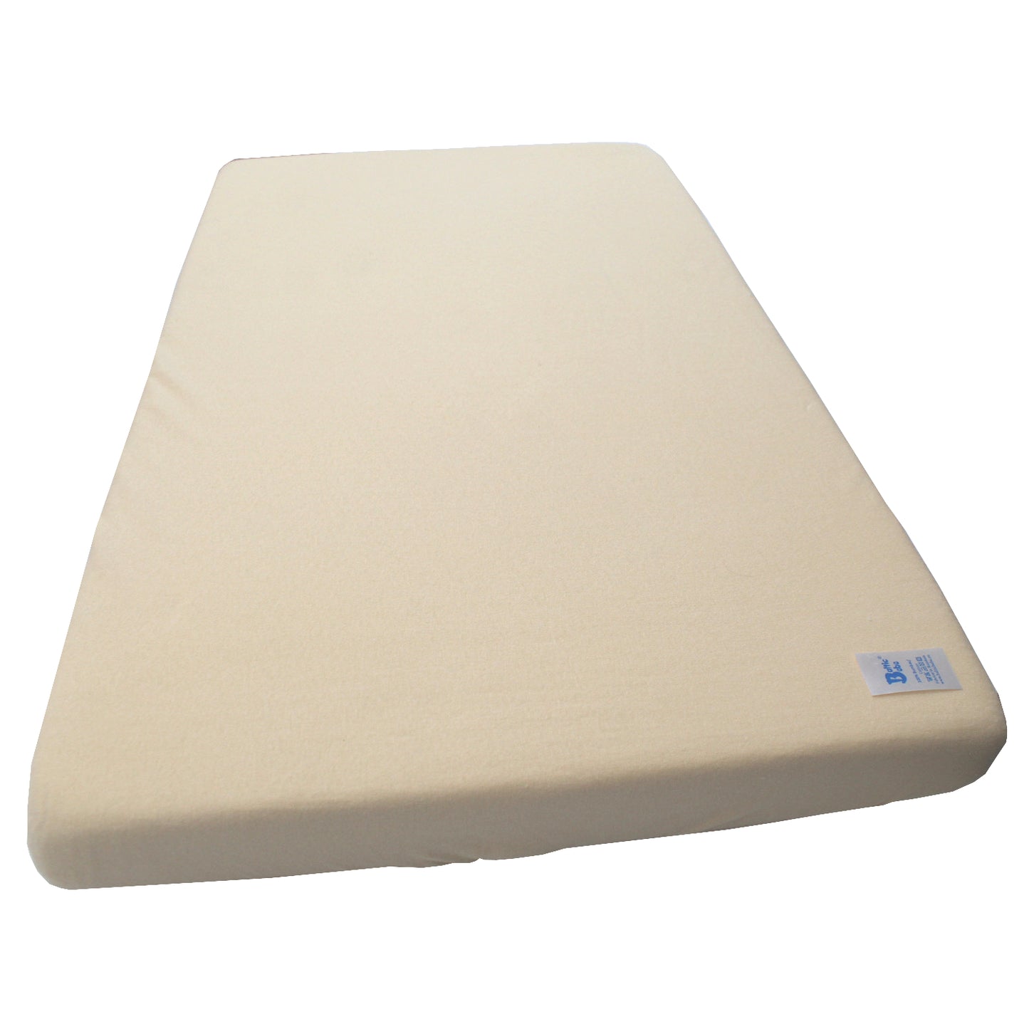 Cearceaf patut, EgoBebe, Bumbac 100%, Crem