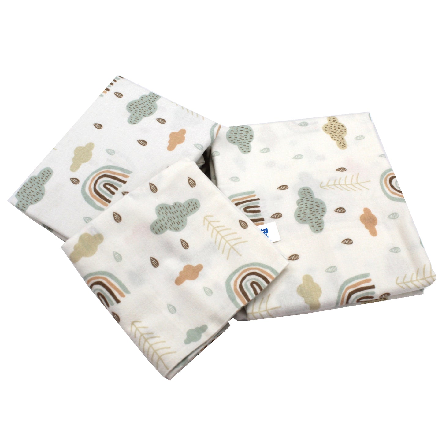 Lenjerie patut 3 piese, finet, EgoBebe,Norisori, Bumbac 100%