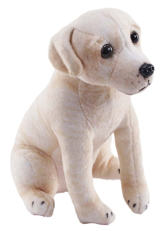 Caine de salvare cu sunet LABRADOR  AURIU- Jucarie Plus Wild Republic 14 cm