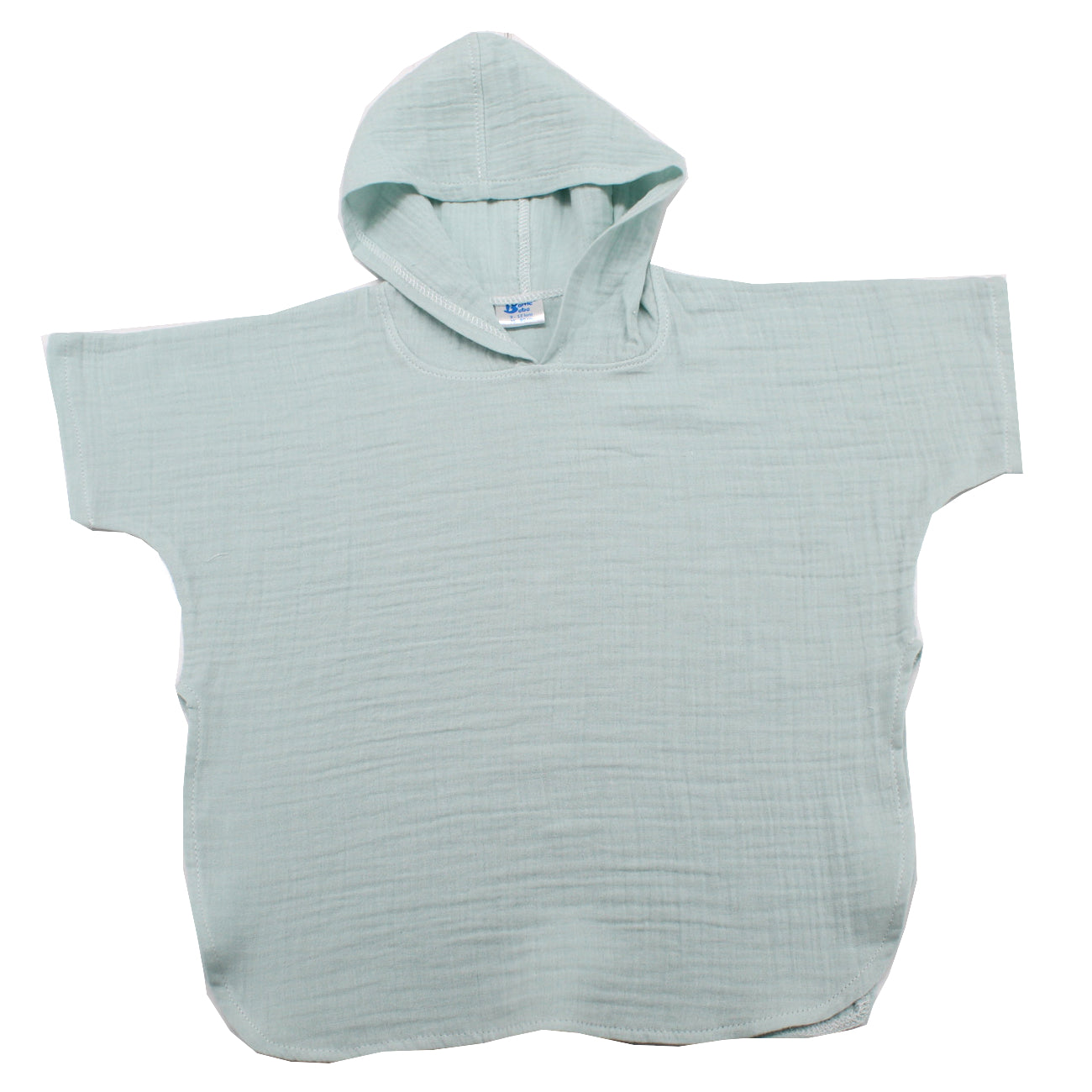 Poncho, EgoBebe, Bumbac 100% muselina dublustrat, Mint