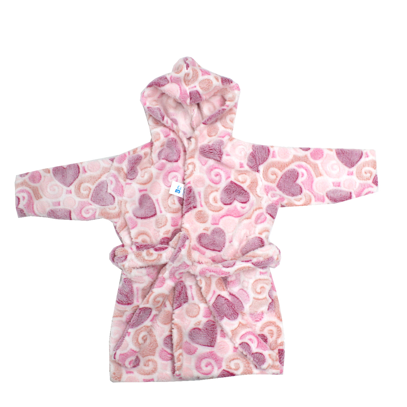 Halat de baie, bebelusi, EgoBebe, Bumbac 100% Cocolino Roz
