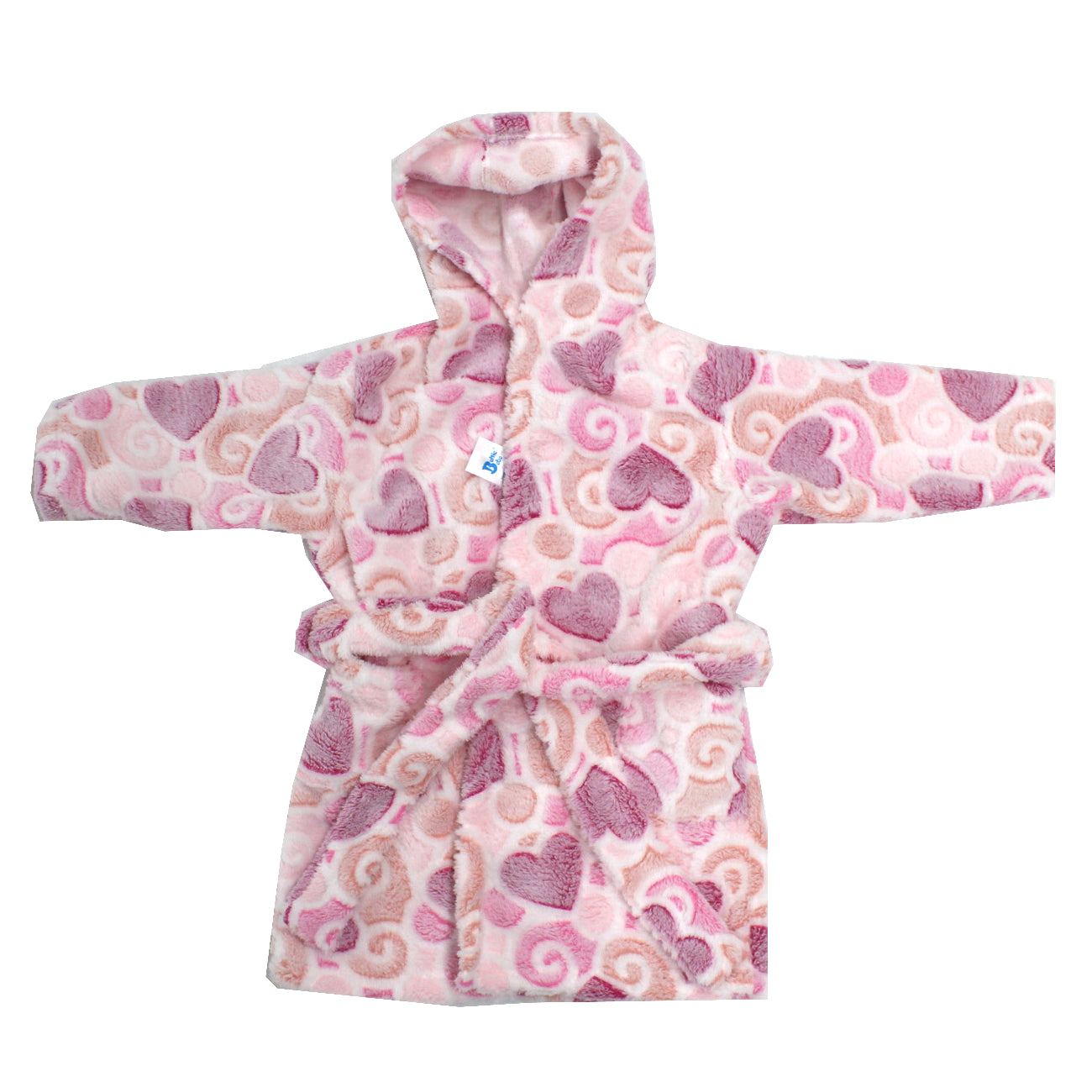 Halat de baie, bebelusi, EgoBebe, Bumbac 100% Cocolino Roz