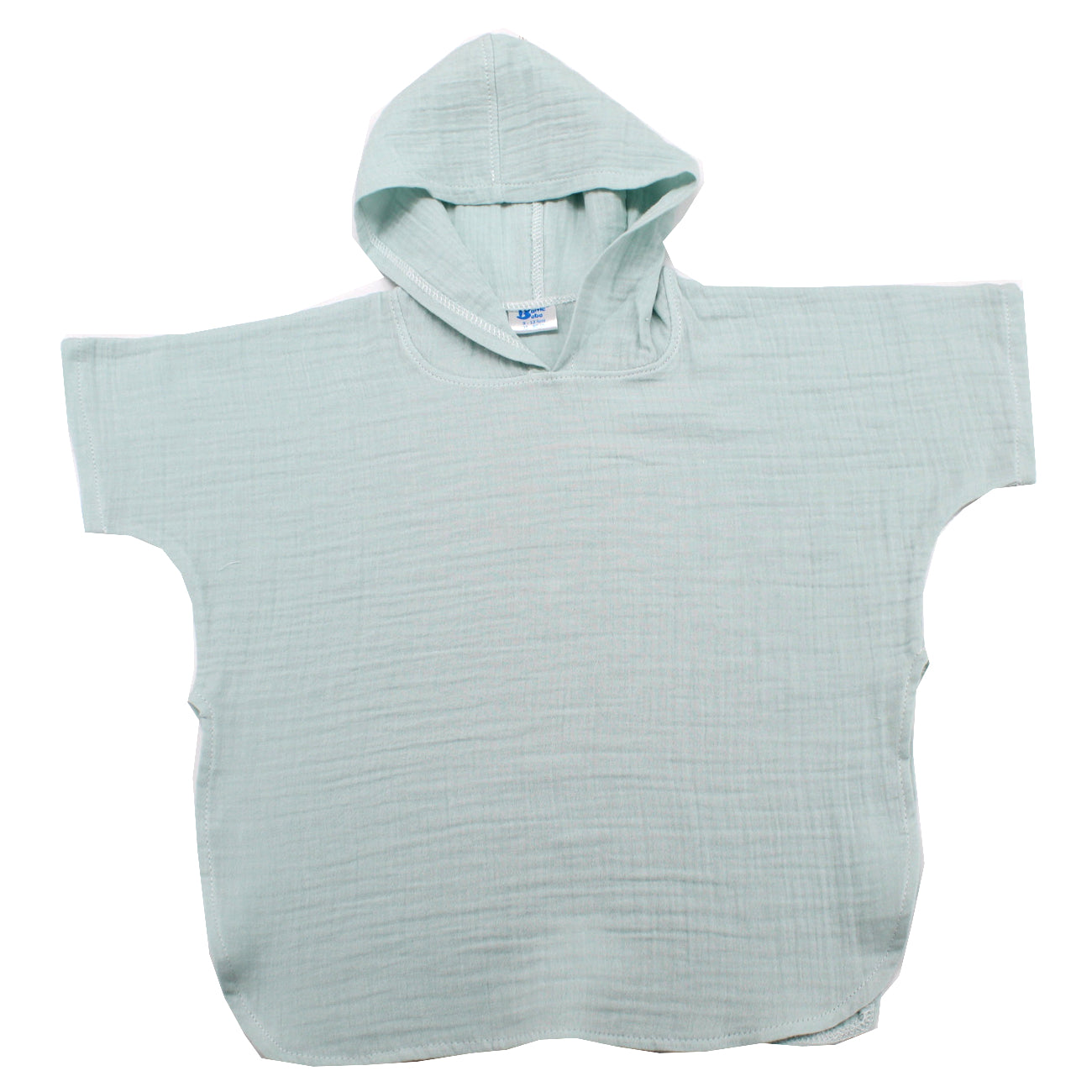 Poncho, EgoBebe, Bumbac 100% muselina dublustrat, Mint
